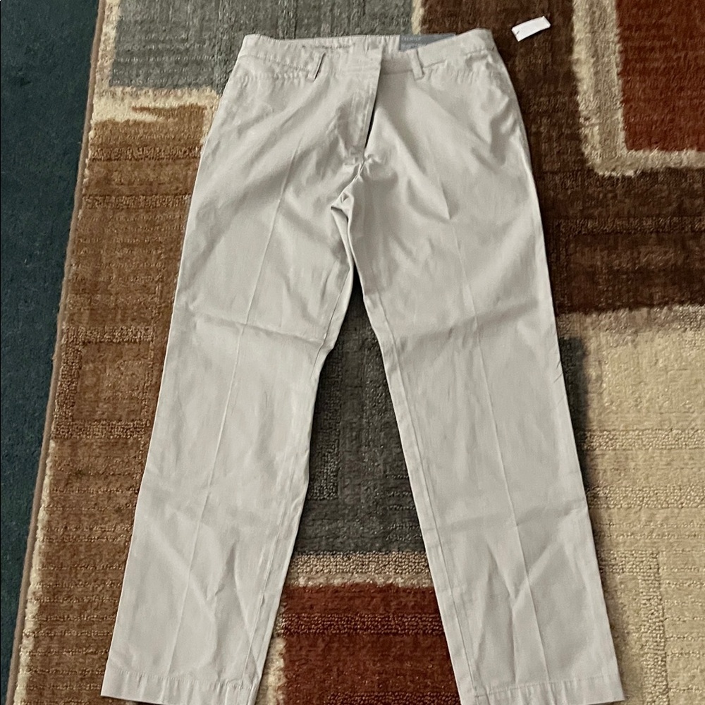 Talbots women Light Gray Chinos